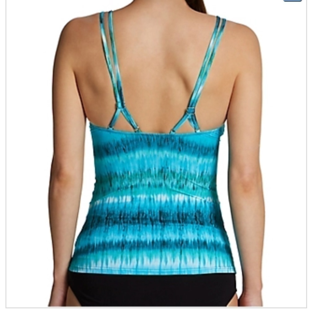 Profile by Gottex‎ 6 Standard Aqua Fresco Halter Tankini - Picture 4 of 11